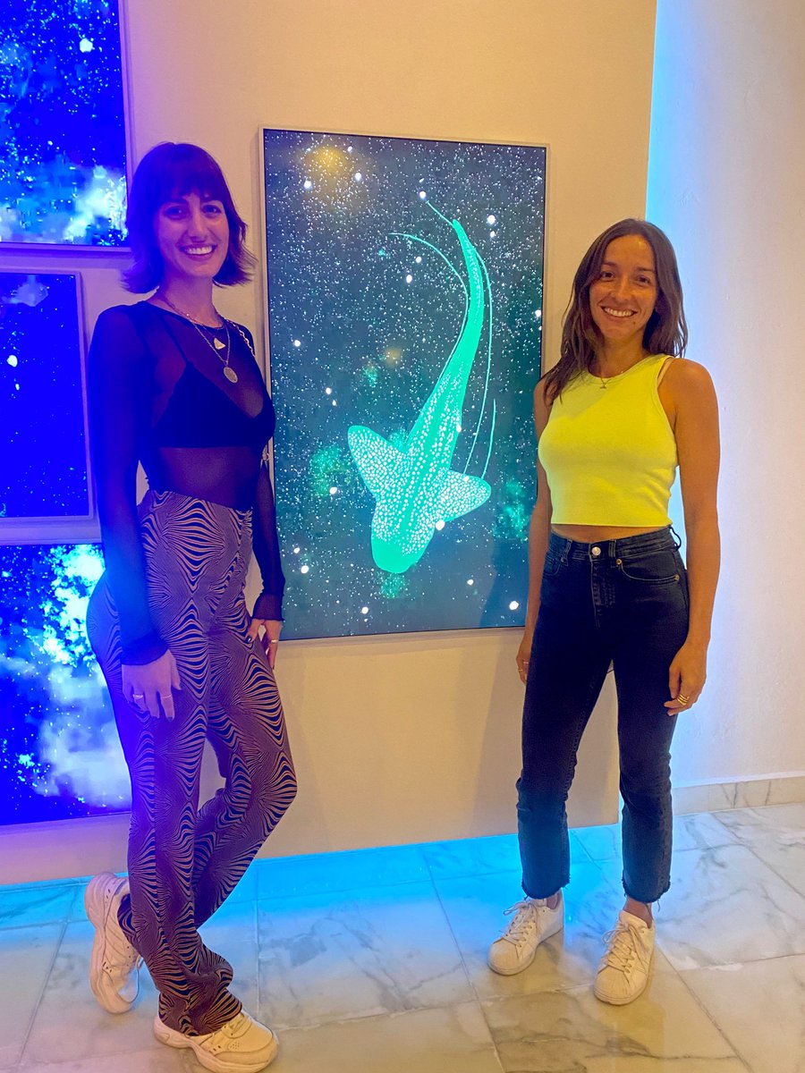 lornahdezart's tweet photo. Incredible night @ Lighthouse NFT Gallery ✨ so grateful to talk about @Galactic_Sharks and @LimPiaR_Project along with such talented creators. The future of Puerto Rico’s natural resources looks promising 🇵🇷🌴🌺 https://t.co/OG0QOLl7Vg