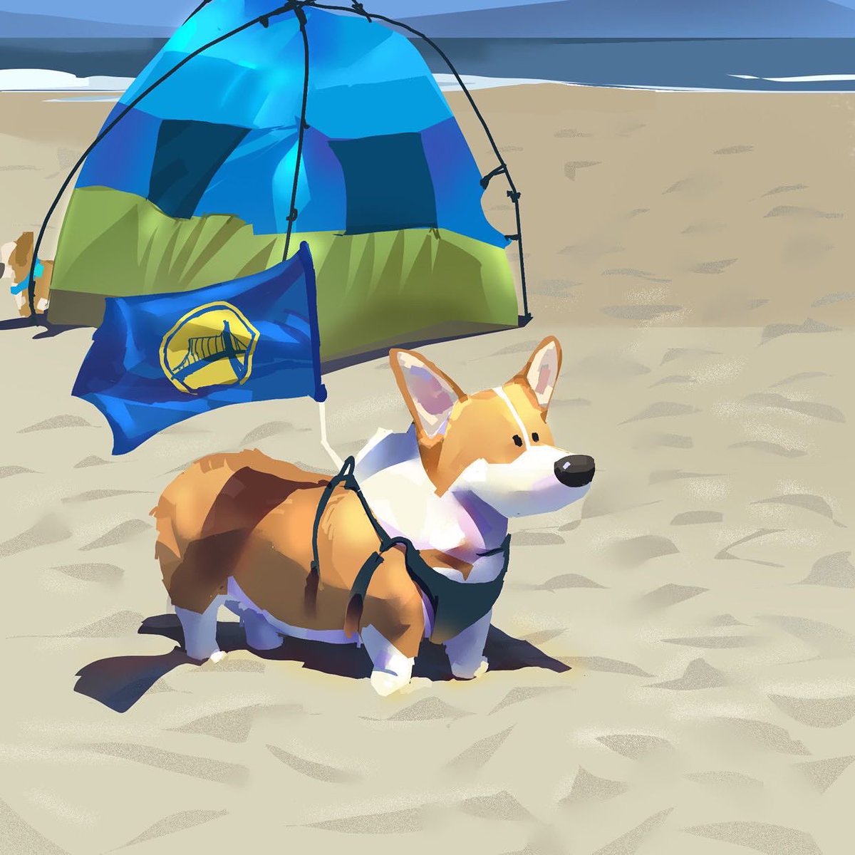WangchiehA's tweet photo. Corgi sketches. #digitalart #corgi #art https://t.co/yArO9qGIhu