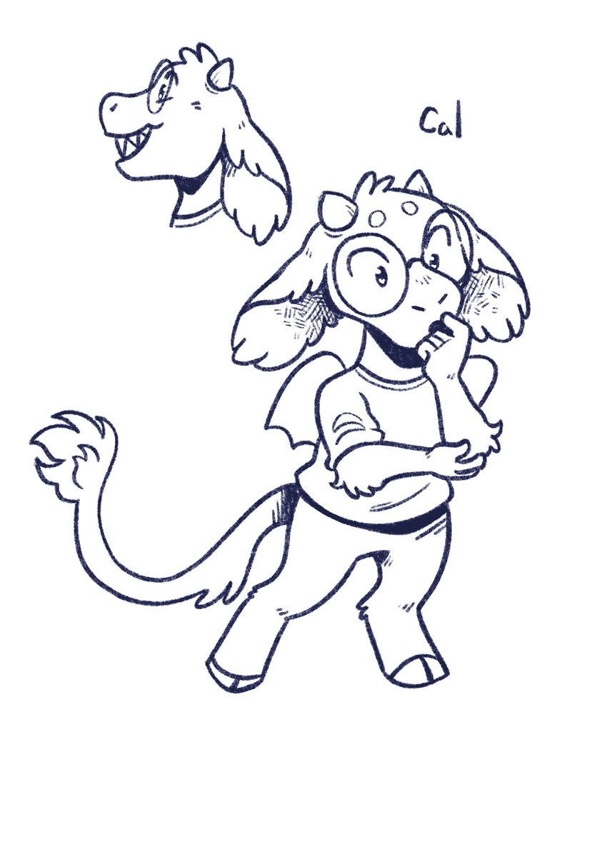 dearbeansprout's tweet photo. Created a new OC, immediately draws them over and over instead of being productive https://t.co/UKUN0tSSdr