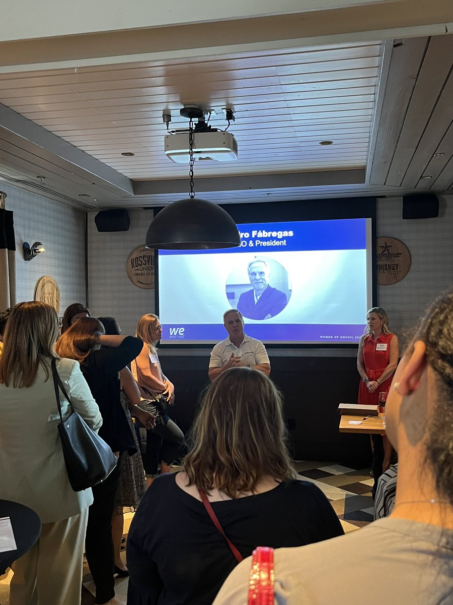 PriiMontes's tweet photo. First WE event! #womenempowerment CEO of Envoy Pedro Fabregas speaking to all ladies in leadership. https://t.co/XuiiH8jzuv