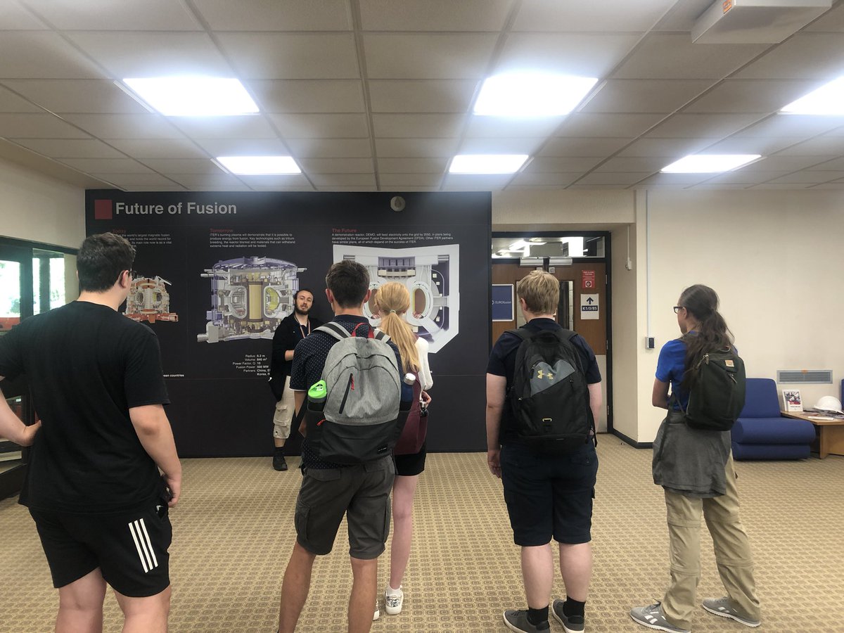 sdccscience's tweet photo. Y10 &amp; 12 students have spent a fantastic day viewing fusion research in action at Culham Centre for Fusion Energy! 
#physics #research #STEMeducation 

@CulhamSC @UKAEAofficial   @StokeDamerelCC @GreenshawTrust https://t.co/OWrbNw4mji