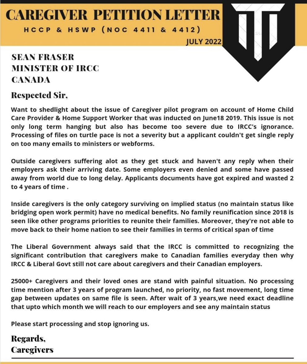 jotkaur092's tweet photo. @CanadaImmigra20 #caregiverspilotprogram @JustinTrudeau @CTVNews @JennyKwanBC @CitImmCanada @randeepssarai @jasrajshallan @SeanFraserMP @ https://t.co/e1TD5TSwhv