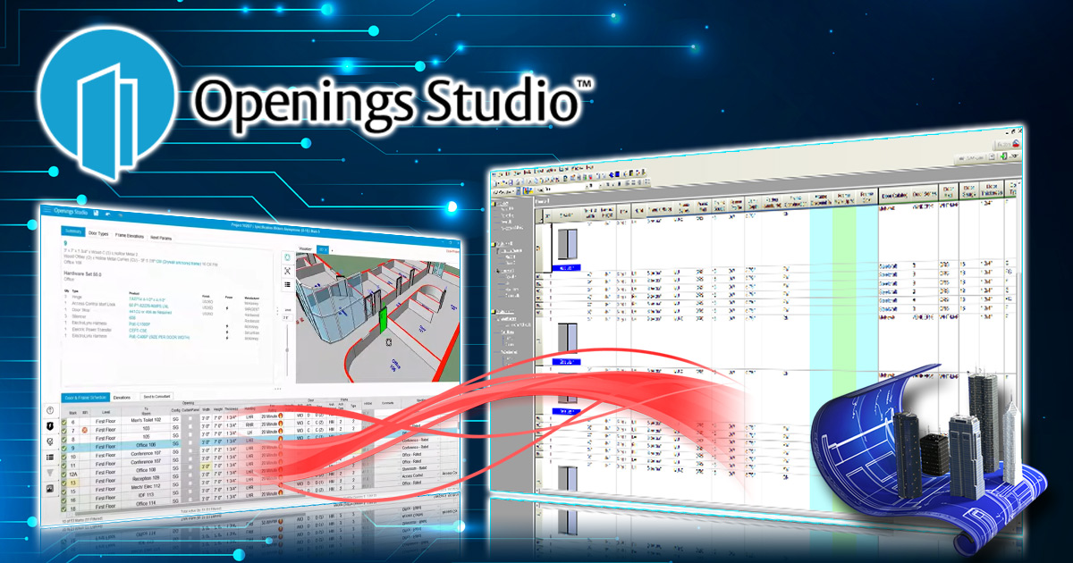 AVAware's tweet photo. AVAproject users can now import files created by the Assa Abloy Openings Studio specification writing software, directly into their projects! https://t.co/ryDFJj4I50 https://t.co/aRqxXR5cqc