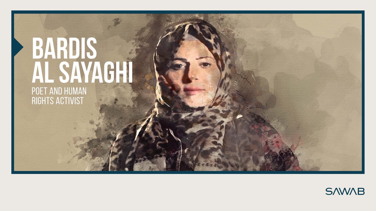 '4/4
@Bardis_AlSayagh is one of 1100 illegally detained&tortured women by the Houthis between 2017-2020. A poet &a human rights activist Bardis voiced her opinions, & for that, she was kidnapped, imprisoned, &suffers from long-term disabilities due to torture”By @SawabCenterEN