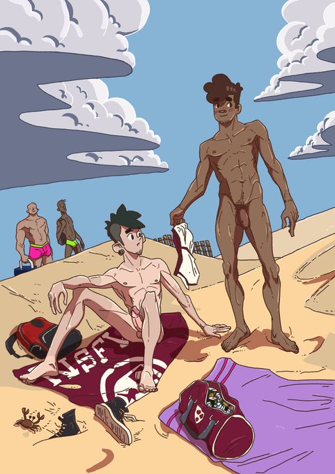 So great going to the beach in summer… let’s hope that’s a nudist beach… #NSFW College https://t.co/