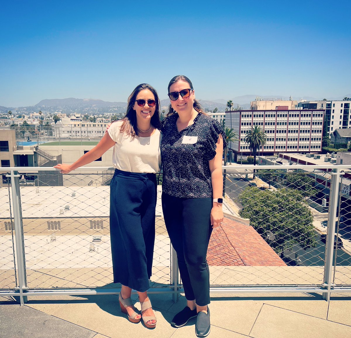 DC ➡️ LA! Glad to share @genspacela with Dr. Lieke van Heumen, my incredible @HAPFellows colleague! #aging #LONGEVITY #hapf #disabilitypolicy