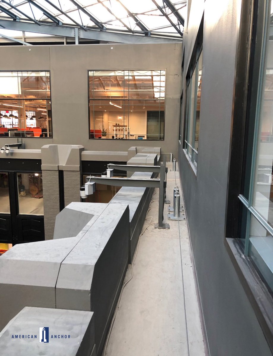 American_Anchor's tweet photo. We had the honor of completing a project at this historic landmark in the #FenwayPark neighborhood. Our #Boston team installed a #fallrestraint system within this atrium. #tiebackanchors #roofanchor
#fallprotection #roofanchors #worksafestayanchored https://t.co/BG7N1dPmwi