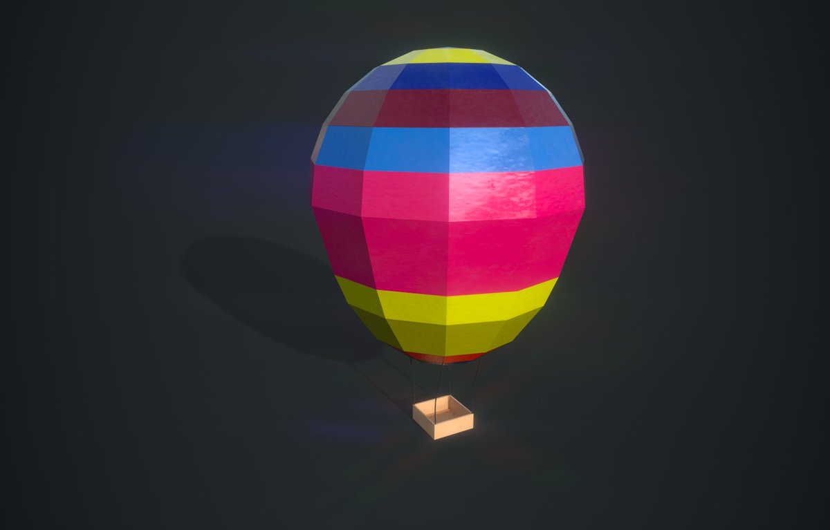 Jar0Jello's tweet photo. Most recent commission (Hot Air Balloon &amp; Stand)
#Roblox #RobloxDev #festival #lowpolyart #3dmodeling #3Dartist #3dartwork https://t.co/mZsn66czYI