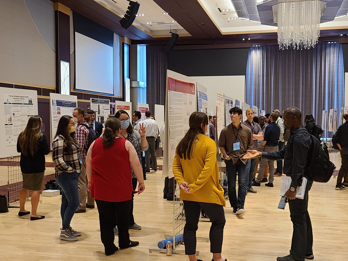 Ohio State Chronic Brain Injury Program (@ohiostatecbi) on Twitter photo Poster session 2 at #ASNI2022 has so much excellent #trainee research with @ohiostate mentors <a href="/GodboutLab_OSU/">Jonathan Godbout</a> <a href="/McPopLab_OSU/">McPopLab @ Ohio State</a> @KokiCoLab <a href="/DrBenSegalNeuro/">Dr. Benjamin Segal</a> <a href="/PyterLab/">Pyter Lab ๐ฉ๐ปโ๐ฌ๐๐</a> @neurokaty <a href="/RBarrientosLab/">Ruth M. Barrientos</a> <a href="/neuroadipo/">Dr Kristy Townsend</a> @LeunerLab Jan Schwab and Jie Gao Poster session 2 at #ASNI2022 has so much excellent #trainee research with @ohiostate mentors <a href="/GodboutLab_OSU/">Jonathan Godbout</a> <a href="/McPopLab_OSU/">McPopLab @ Ohio State</a> @KokiCoLab <a href="/DrBenSegalNeuro/">Dr. Benjamin Segal</a> <a href="/PyterLab/">Pyter Lab ๐ฉ๐ปโ๐ฌ๐๐</a> @neurokaty <a href="/RBarrientosLab/">Ruth M. Barrientos</a> <a href="/neuroadipo/">Dr Kristy Townsend</a> @LeunerLab Jan Schwab and Jie Gao