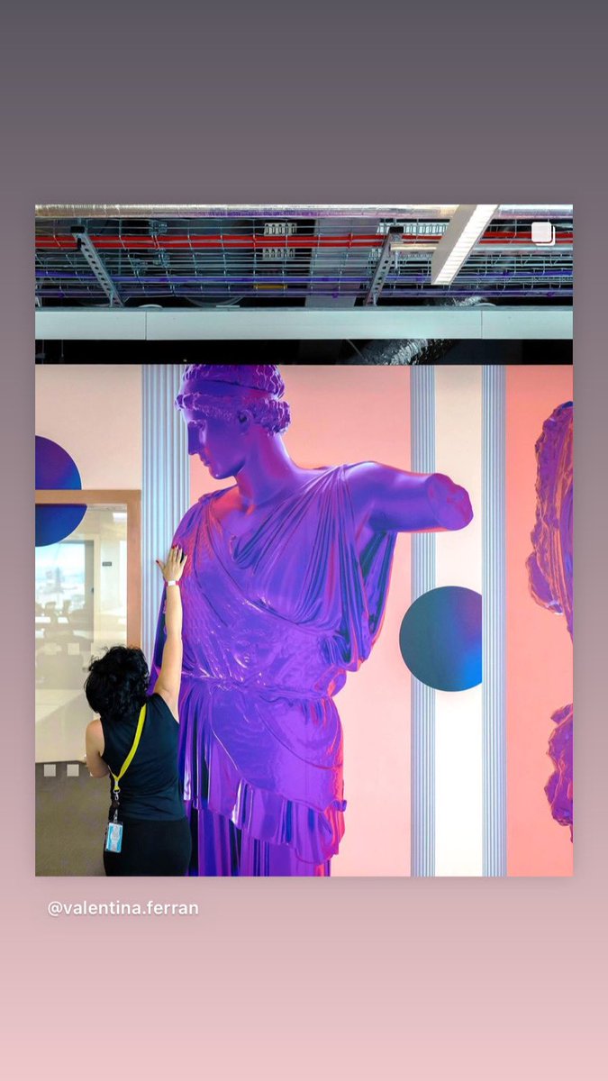 valentina_feren's tweet photo. New commission for @Meta is up! If you happen to be in London, 10 Brock street, visit the 13th floor for a peek. #metaopenarts https://t.co/usfVQwyq50