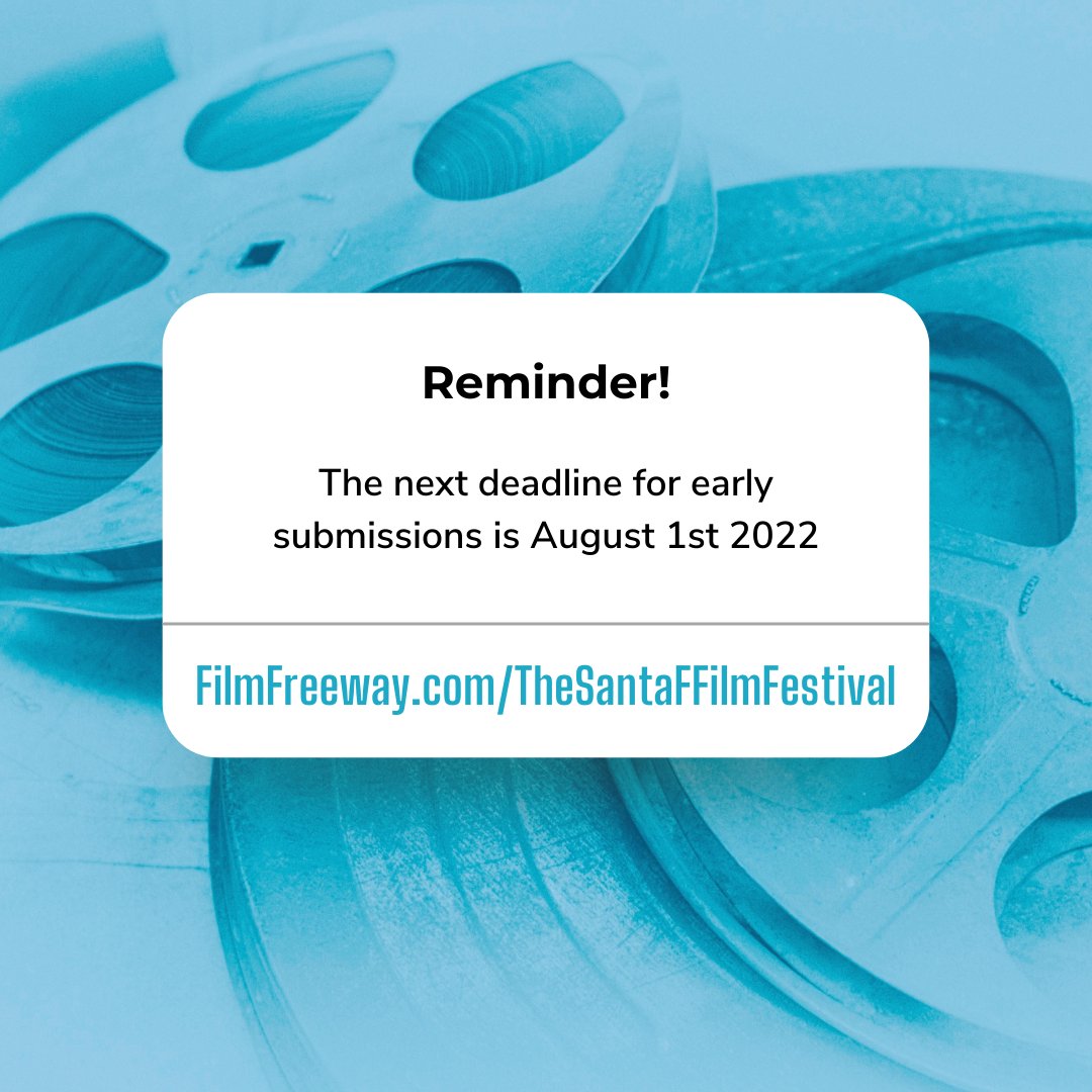 santafefilmfest's tweet photo. #IndieFilmmakers: Submit your TV pilot, feature, doc, or short to #SantaFeFilmFestival for our 2023 edition only on #filmfreeway before our next deadline on August 1st to save $$
https://t.co/bamYkAYExl

Why #SFFF? Visit our ABOUT info #IndieFilmmakers https://t.co/UxSV1jNOZx