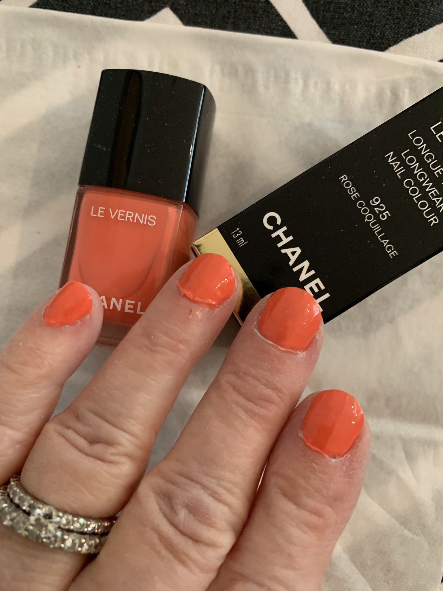 Cookie Gigan в Twitter: „Did My I Used The New Chanel 925- Rose Coquillage  Nail Perfect For Summer! #CHANEL #chanelnailpolish Twitter