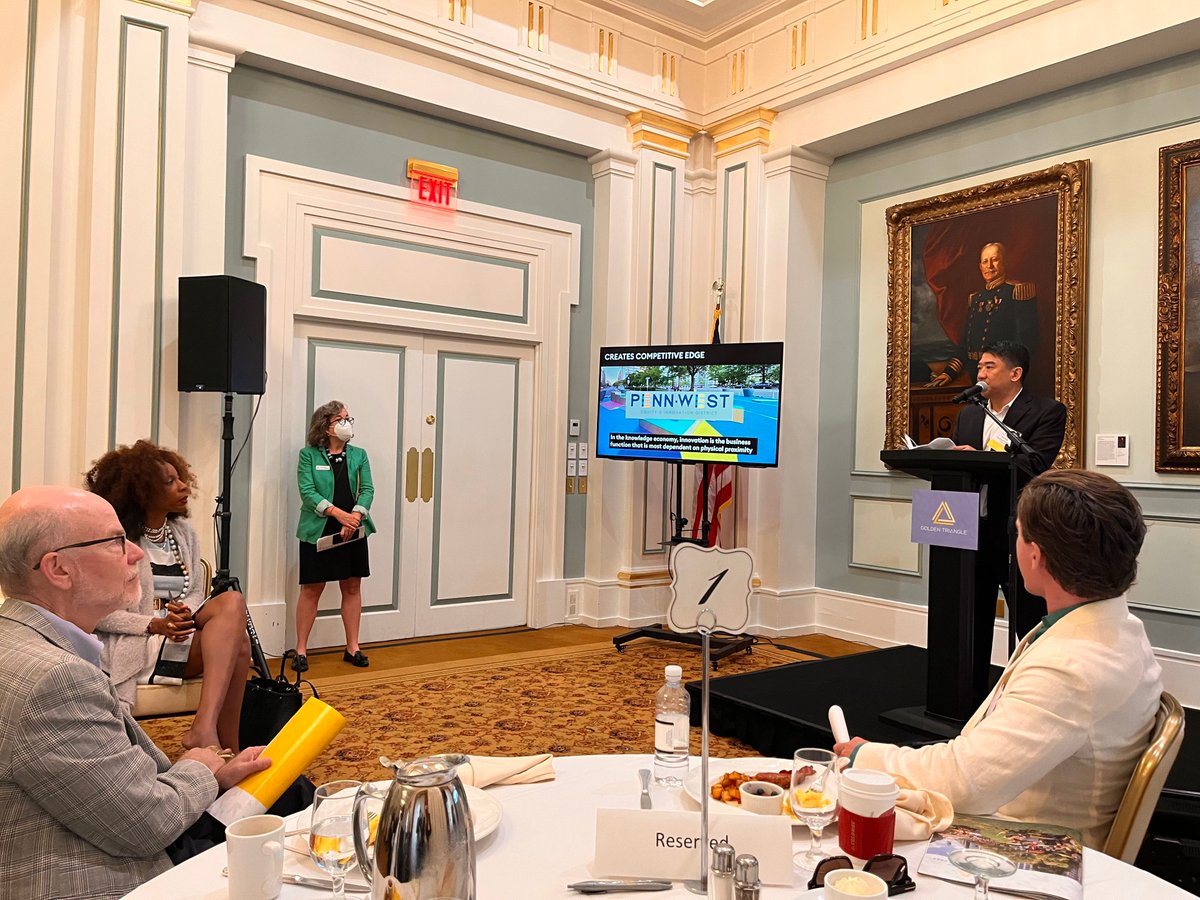 CMBrookePinto's tweet photo. #TeamPinto joined @GoldenTriDC for their annual meeting! Thanks to the BID for your cont'd focus on supporting businesses in our central business district, helping to keep streets & sidewalks safe & clean, engaging public spaces w/ art & activities, & encouraging entrepreneurship https://t.co/ax13dfJDlG