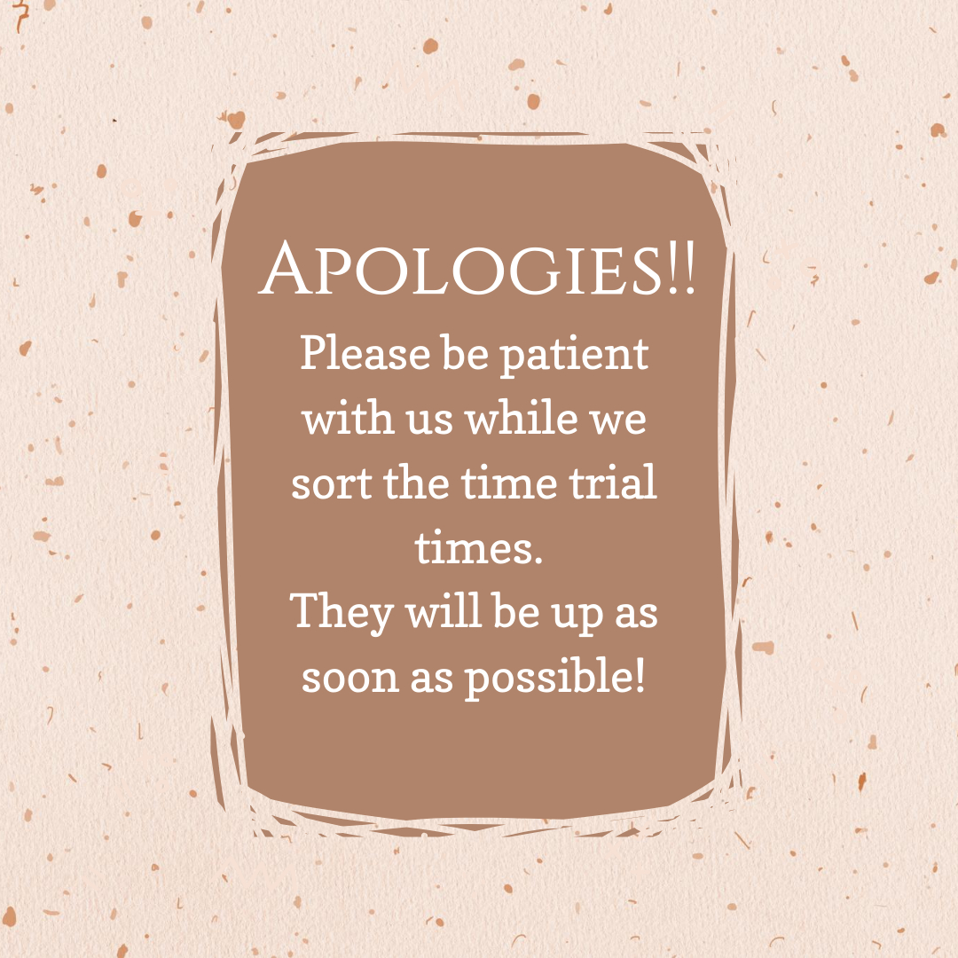 Time trial times will be up as soon as possible ✨ 
#times #timetrial #timetrials #nwcc #notice #northwestcyclecoaching