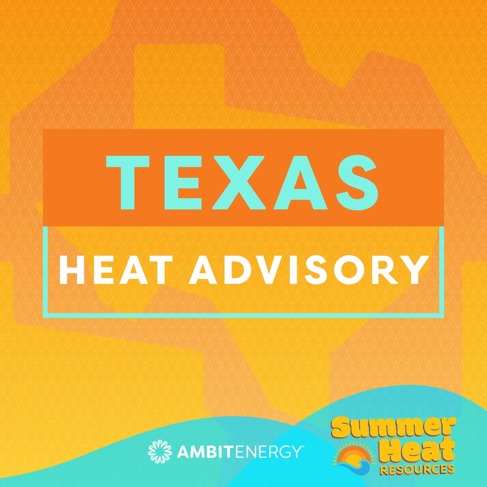 With more extreme temperatures hitting TX today, 
<a href="/ERCOT_ISO/">ERCOT</a>
 is asking Texans to conserve energy between 2:00 and 9:00 p.m. CT, if possible. If you're able to, raising the thermostat, turning up the blinds and running your ceiling fan can help keep you cool.
