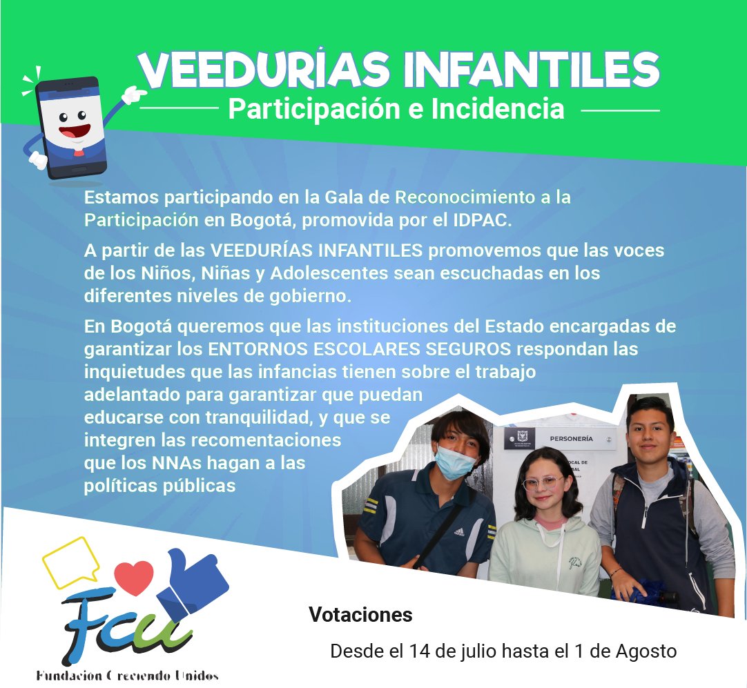 Fundación Creciendo Unidos tweet media