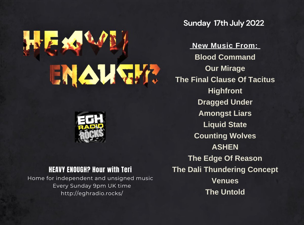 HeavyEnough Hour with Teri tweet media
