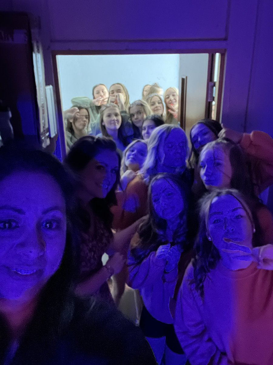 Year 9 dancers loving life back stage <a href="/TreorchyComp/">Headteacher</a> stand proud ladies, you are awesome and we love you x