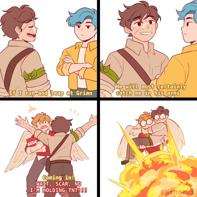Desertduo in a nutshell 

#doublelifefanart #goodtimeswithscarfanart #grianfanart #gtwscarfanart 