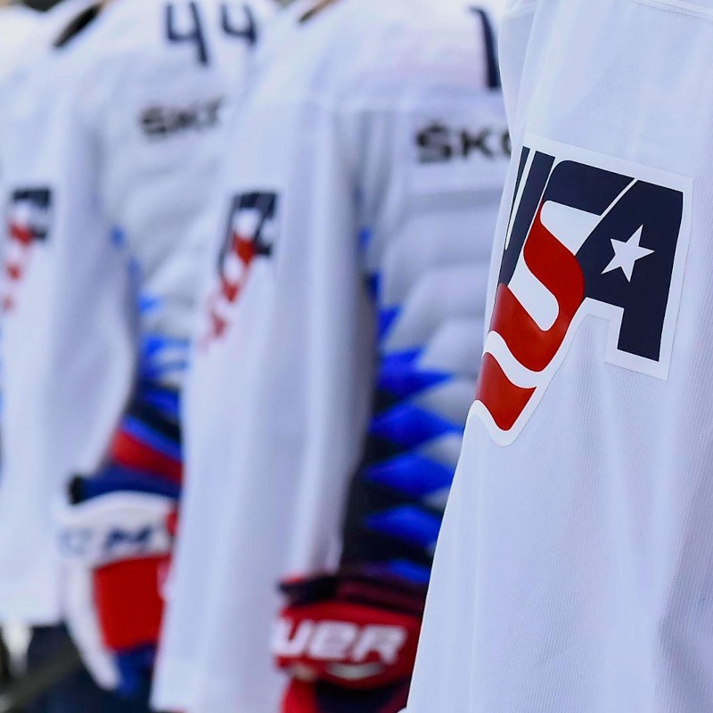 usahockey's tweet photo. We've got our squad for the 2022 U17 #FiveNations! 🇺🇸

Congrats, boys 👏