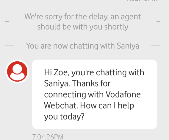 zoefeve's tweet photo. @VodafoneUK Saniya https://t.co/lT1V4suRXY