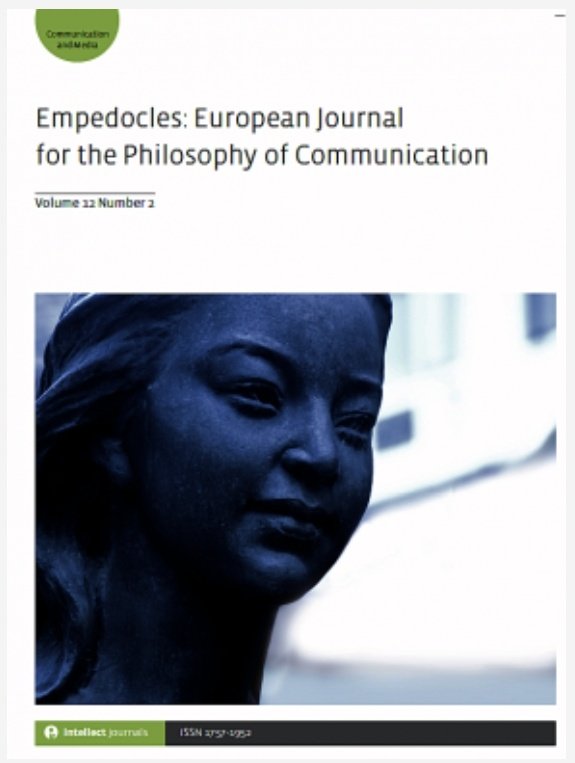 We're very pleased to announce that our first work as a network is out now in the journal Empedocles 13.1 with the special issue: ‘Precarity and the Moving Image’

Editorial 
ingentaconnect.com/contentone/int…
MARIA ELENA ALAMPI, ANDRÉ GRAÇA AND FRANCESCO STICCHI