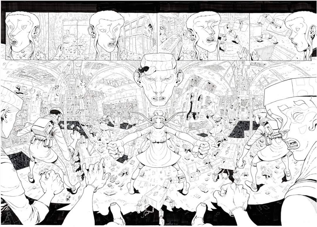 TDArtGallery's tweet photo. Incredible #dps from #bioripple available from @nirlevie
https://t.co/Z9PwT65yIj
#tdart #originalart #comicart #heavymetal #cyberpunk https://t.co/T2N1FkTmZF