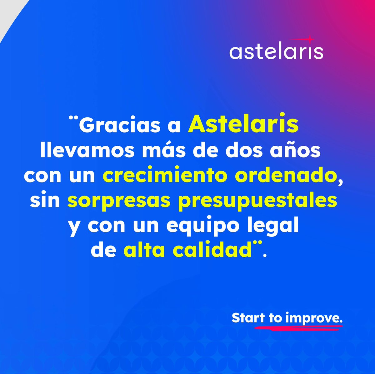 astelarismx's tweet photo. Hard work pays off 👊🏻
¡GRACIAS a todos nuestros clientes que confían en cada uno de nosotros! “In LaaS we trust” 🙏🏻

+ info: 
👉🏻 https://t.co/HSjfupZzaM
.
.
#astelaris #startups #mexico #latam #venturecapital #fintech #legalexperts https://t.co/CDM1gJQxZm