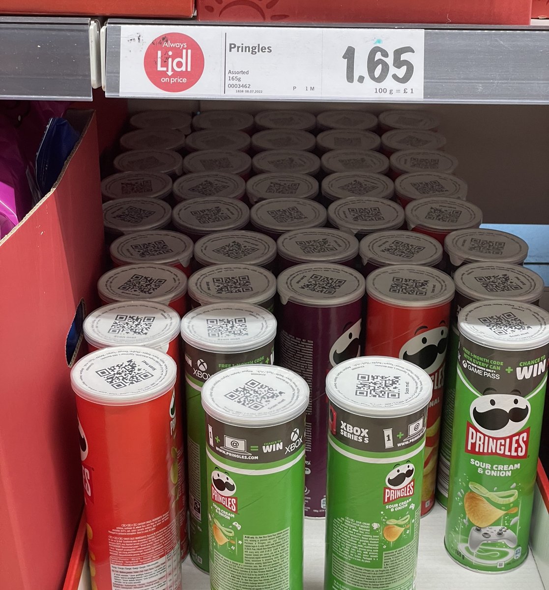 £1.65 #Pringles prices at <a href="/LidlGB/">@LidlGB</a>