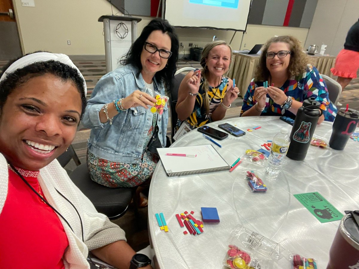 stewteaches's tweet image. Loved our math manipulative session with Heather. We cannot wait to show kids this stuff! #growingmathminds #middleschoolmath @CAMTtweets #CAMT22 @SJHCats @celladphillips @brandi_leach78 @TamikaMayes6