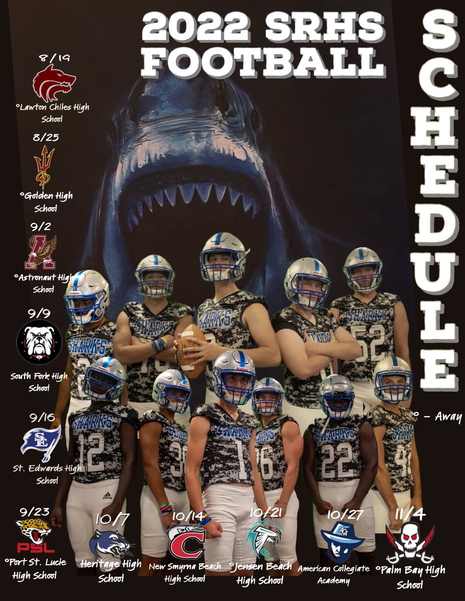 SRHS SHARK FOOTBALL tweet media