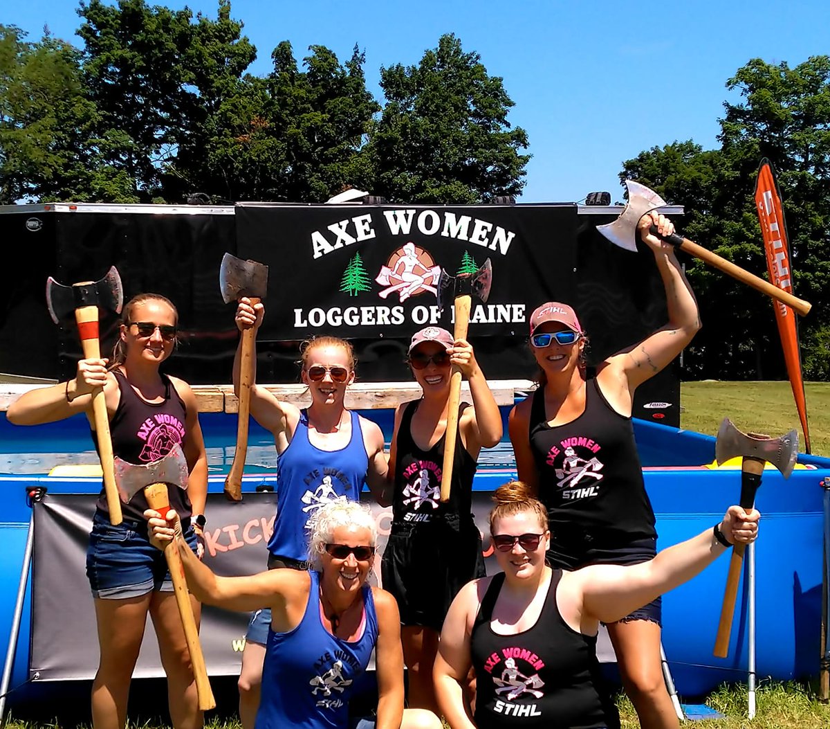 Come meet the  <a href="/Axe/">Axe</a> Women who are bringing their unique brand of competitive axe throwing to the <a href="/Bronco/">Bronco</a> Motors Pavillion. These talented ladies will show you what they've got up their sleeves and teach everyone a thing or two about this fun sport!