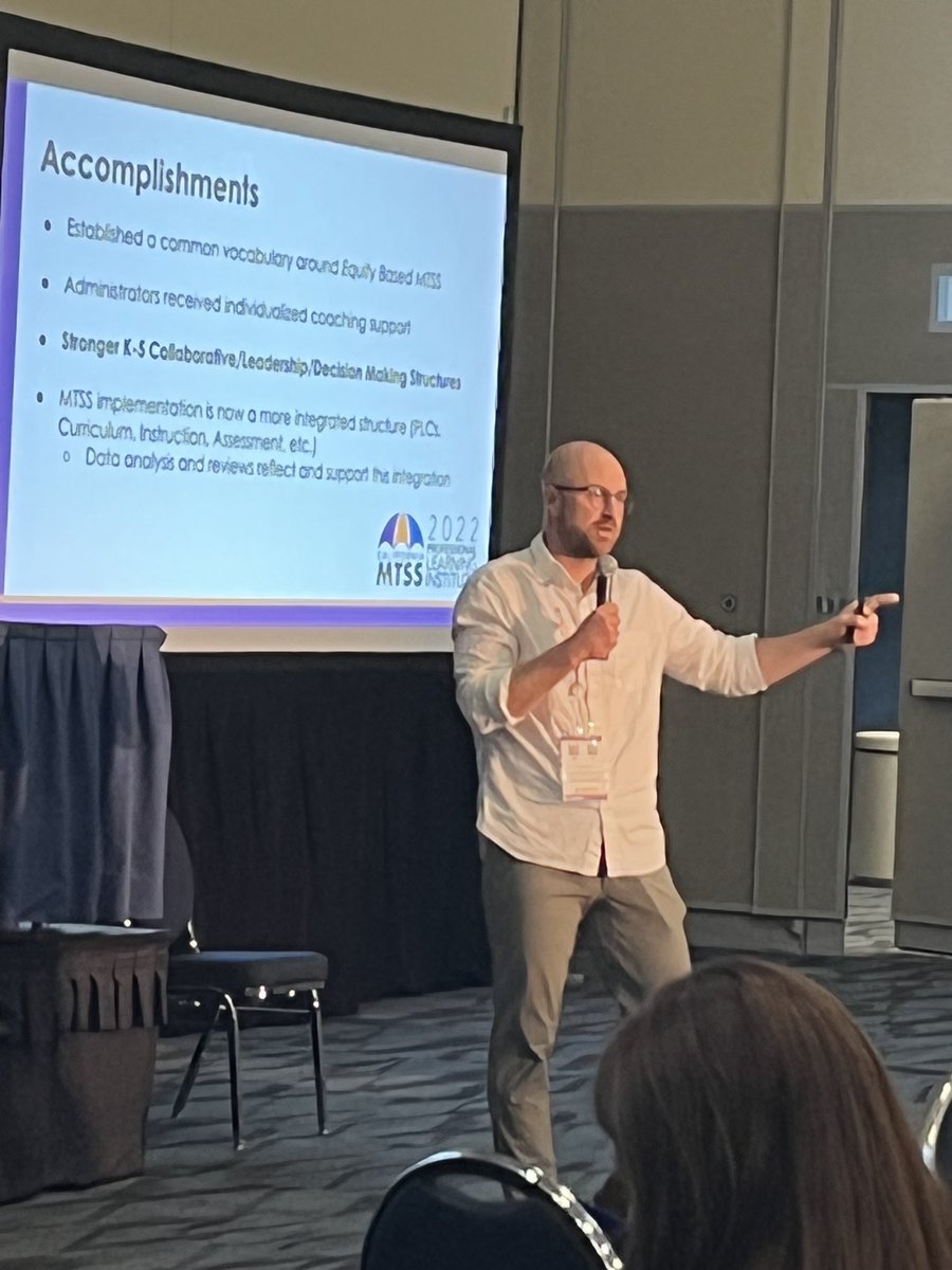 ksdawnmiller's tweet photo. Thank you Dr. Swentosky for emphasizing the importance of time and space for administrator coaching and MTSS - your data suggest time well spent in Teton county! #camtss! #swiftschools https://t.co/Xiwryz6DOd