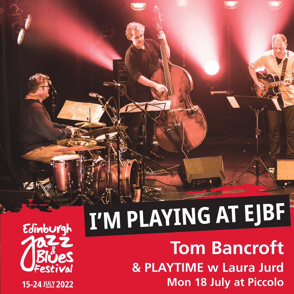 tominterrupto's tweet photo. Really looking forward to playing with the amazing @LauraJurd next week! https://t.co/OuD6eD7966