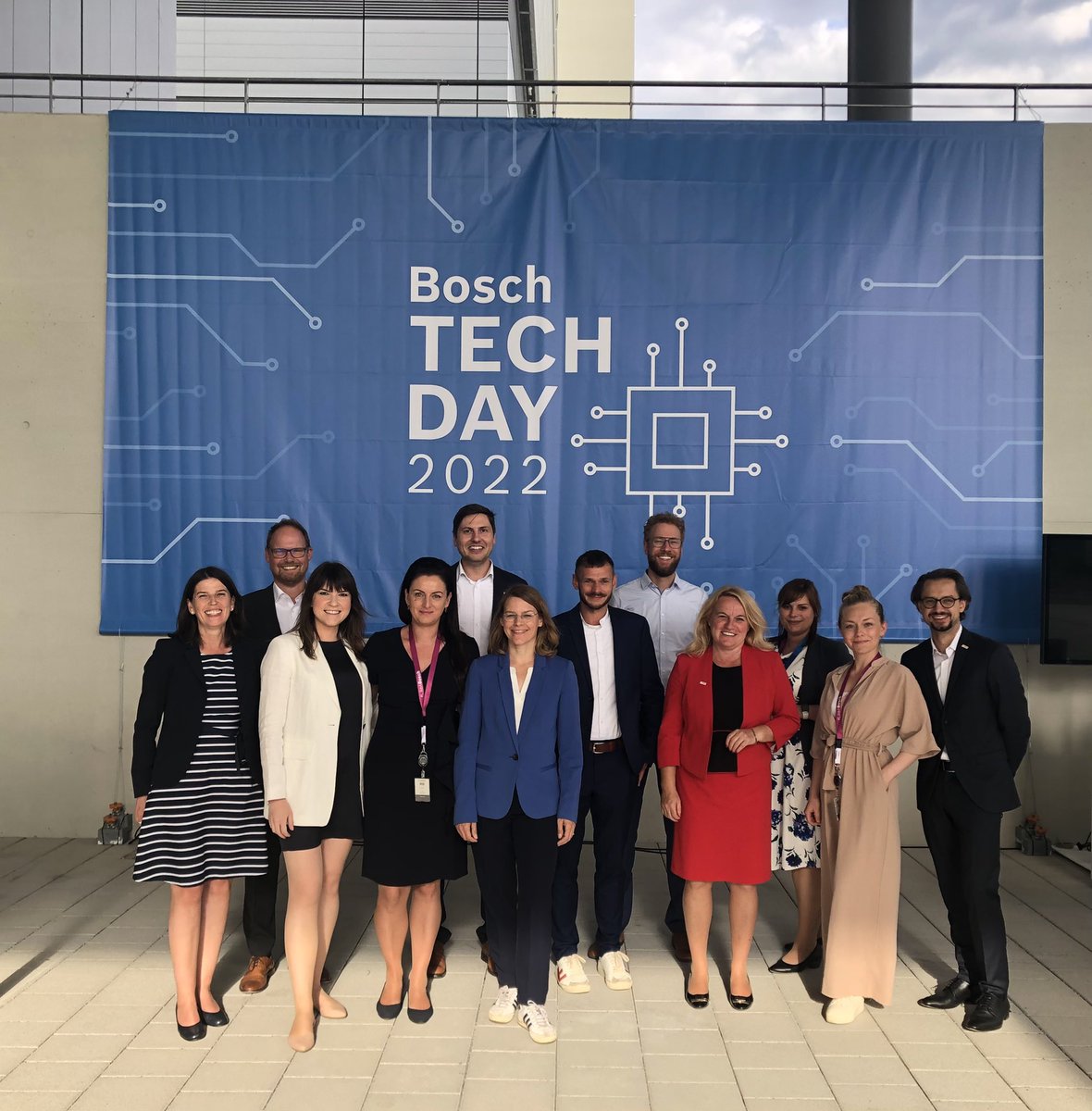 What a pleasure! We say goodbye to the #BoschTechDay. A big thank you to all our guests - and to our colleagues from the wafer fab in @stadt_dresden for the great support. We will be back! 😉