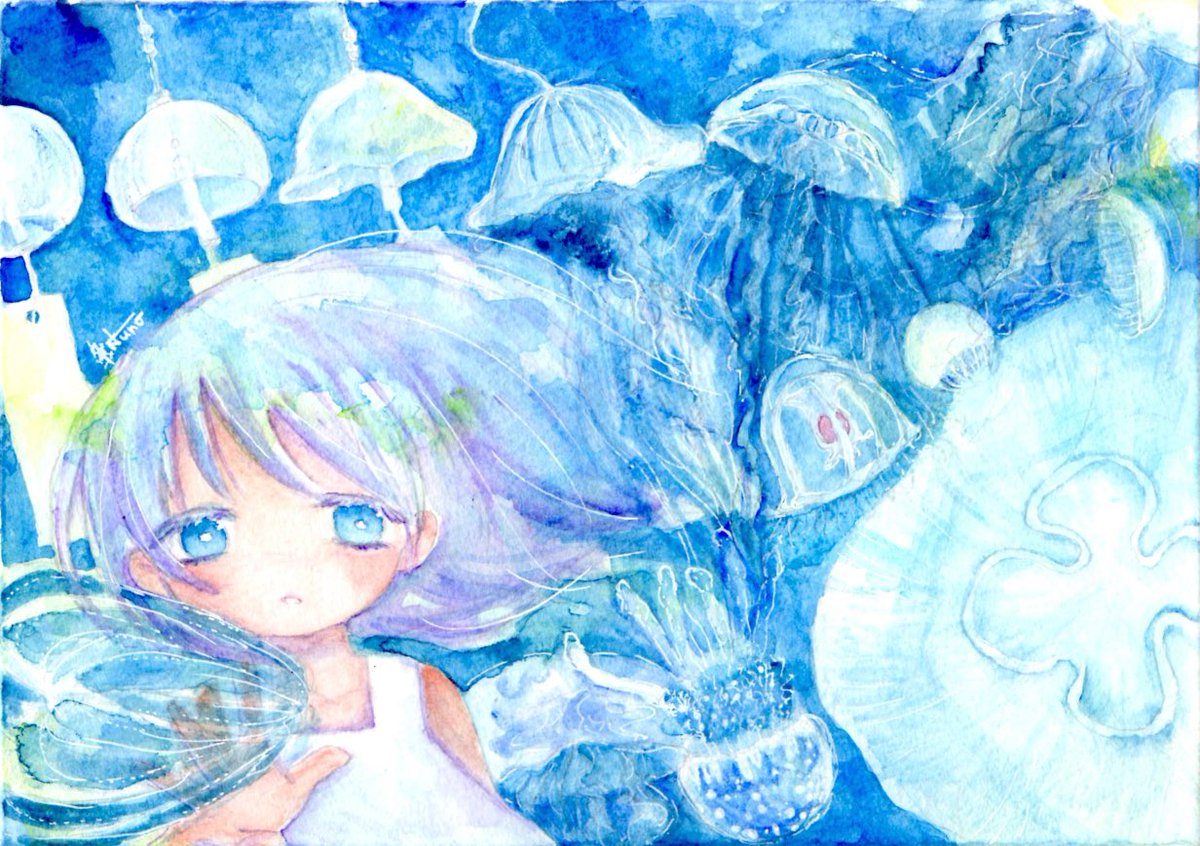 こういう絵 また描きたいとずっと思ってはいる……
 #見た人は7年前後前の絵を晒す 