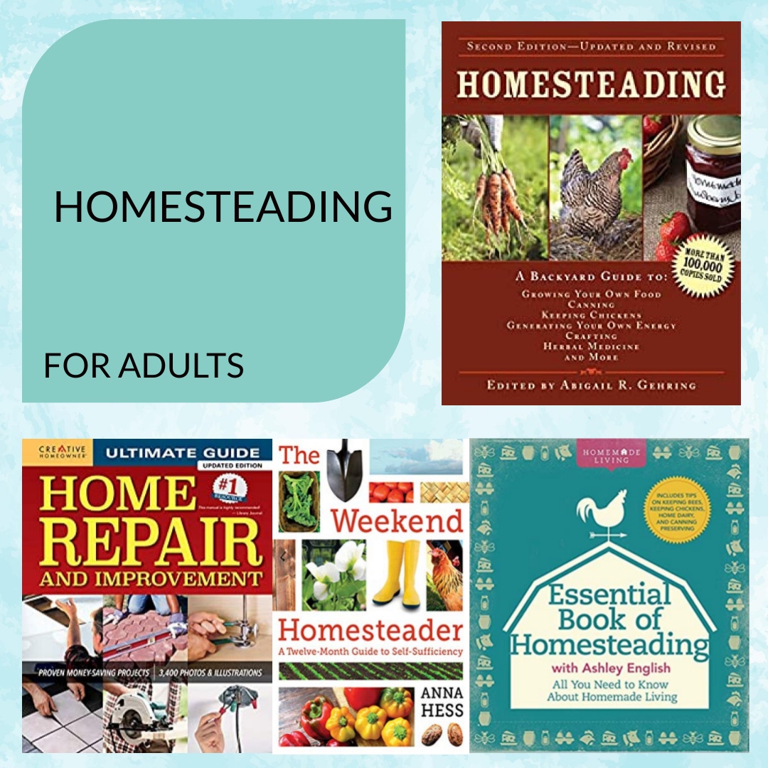 arcadiapl's tweet photo. Always wanted to make a go of it at home? We've got loads of books to help you learn all the skills you could possibly imagine!
#weknowbooks #homesteading #DIY #urbanhomestead @Ashley_English #AnnaHess @AbigalRGehring #CharlesByers #ArcadiaPublicLibrary #Arcadia https://t.co/jo02yT6hJk