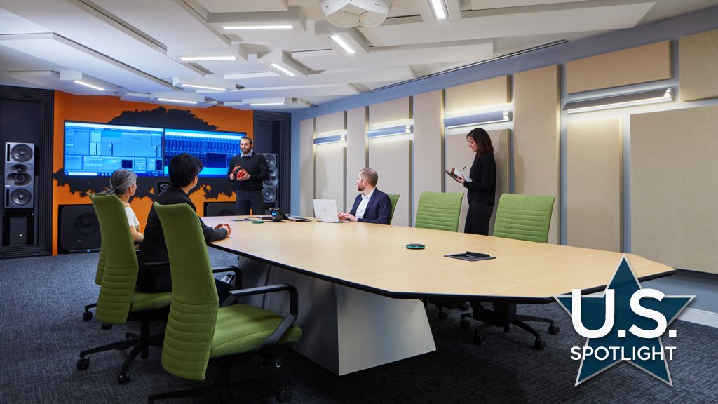 The orchestra of New York City sounds are silenced in PinDrop’s office space, a <a href="/AKRFnews/">AKRF, Inc.</a> project. ow.ly/XzMg50JV3wU