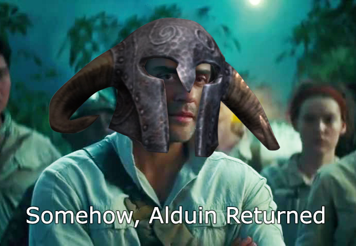 Nords after sending Alduin forward in time to be someone else's problem