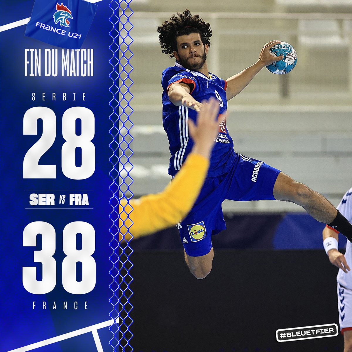 Belle réaction des U21 qui s’imposent lourdement, avec la manière, face à la Serbie😍

Bravo 💪🙏

#BleuetFier <a href="/BanaPhilippe/">Philippe BANA</a> <a href="/bbarbusse/">Béatrice Barbusse</a> <a href="/SPLagarrigue/">Pascal-Lagarrigue</a> 

📸EHF