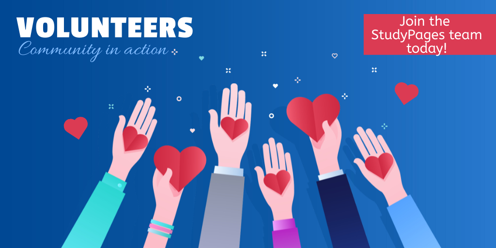 studypagesca's tweet image. We're always looking for helping hands! Sign up at StudyPages.ca to be a volunteer tutor! #studypages #tutoring #volunteer #freetutoring #canada #canadavolunteer