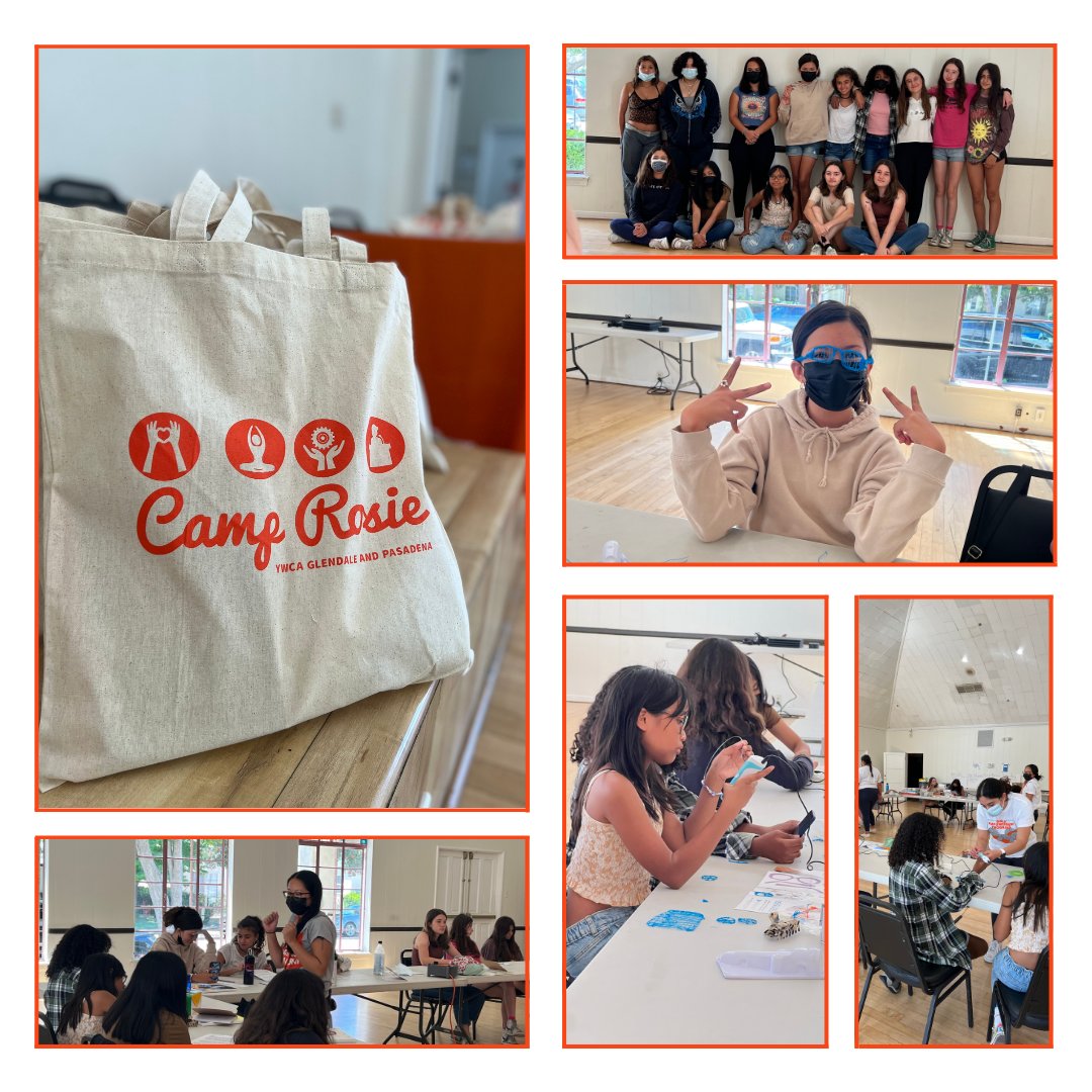 Session 2 of Camp Rosie and YW Strive for Teens is underway! We have one session left for July 25th-29th! Visit the 🔗 for more information and registration! ⁠glendaleywca.org/camprosie/