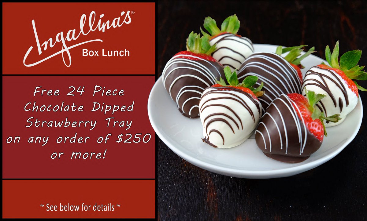 Our chocolate covered strawberries are always a summer favorite! Going on now until 7/23/2022, use code StrawJul22 at checkout and get two dozen on us when you order $250 or more. Does not apply to orders with value boxes and platter combos.