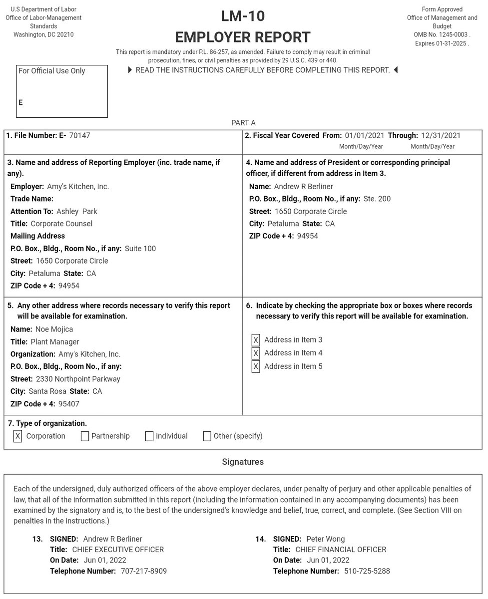 Union Busting Tracker (OLMS Tracker) tweet media