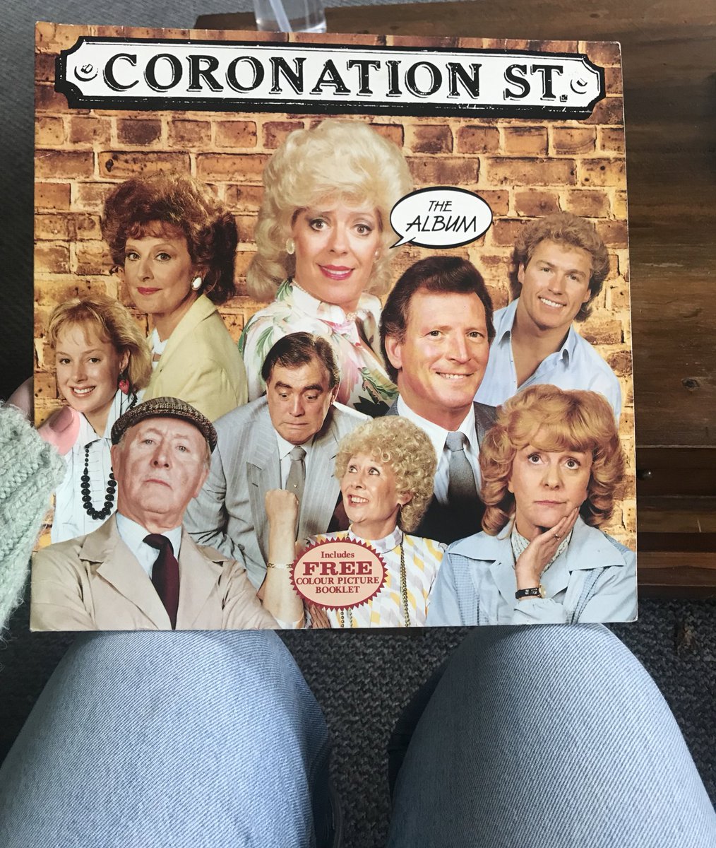 isasquirrell's tweet photo. You can’t get art like this on Spotify, vinyl is where it’s at baybee #coronationstreet https://t.co/OIgnXTqXbx