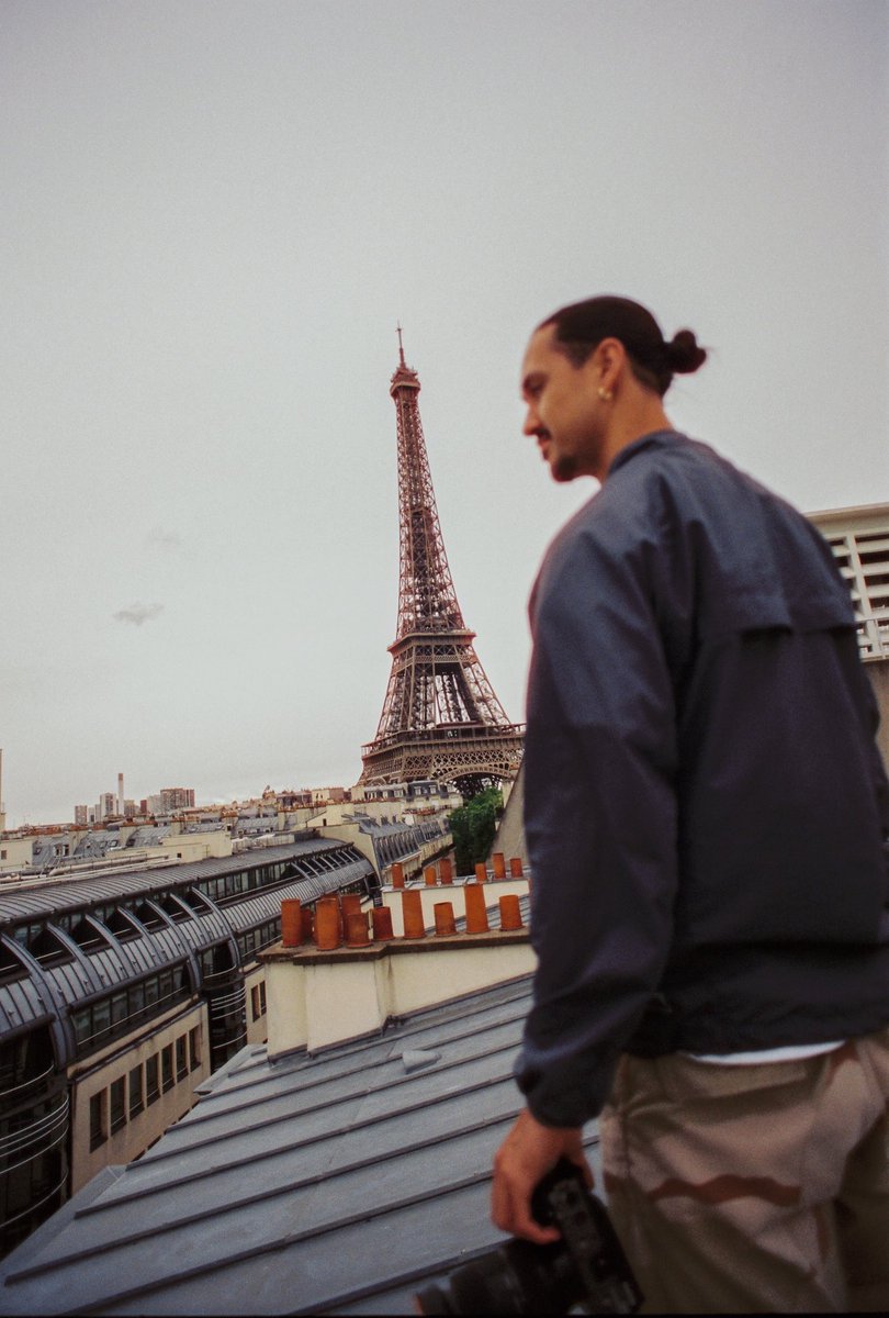 Shooting film at a rooftop in Paris 🇫🇷 #35mm