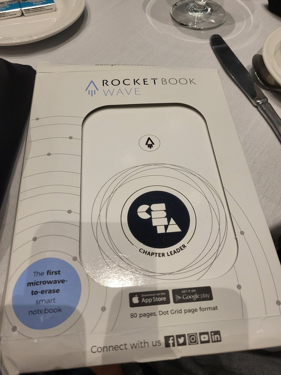 #CSTA2022 giving out that BEST swag this year ! #rocketbookforthewin