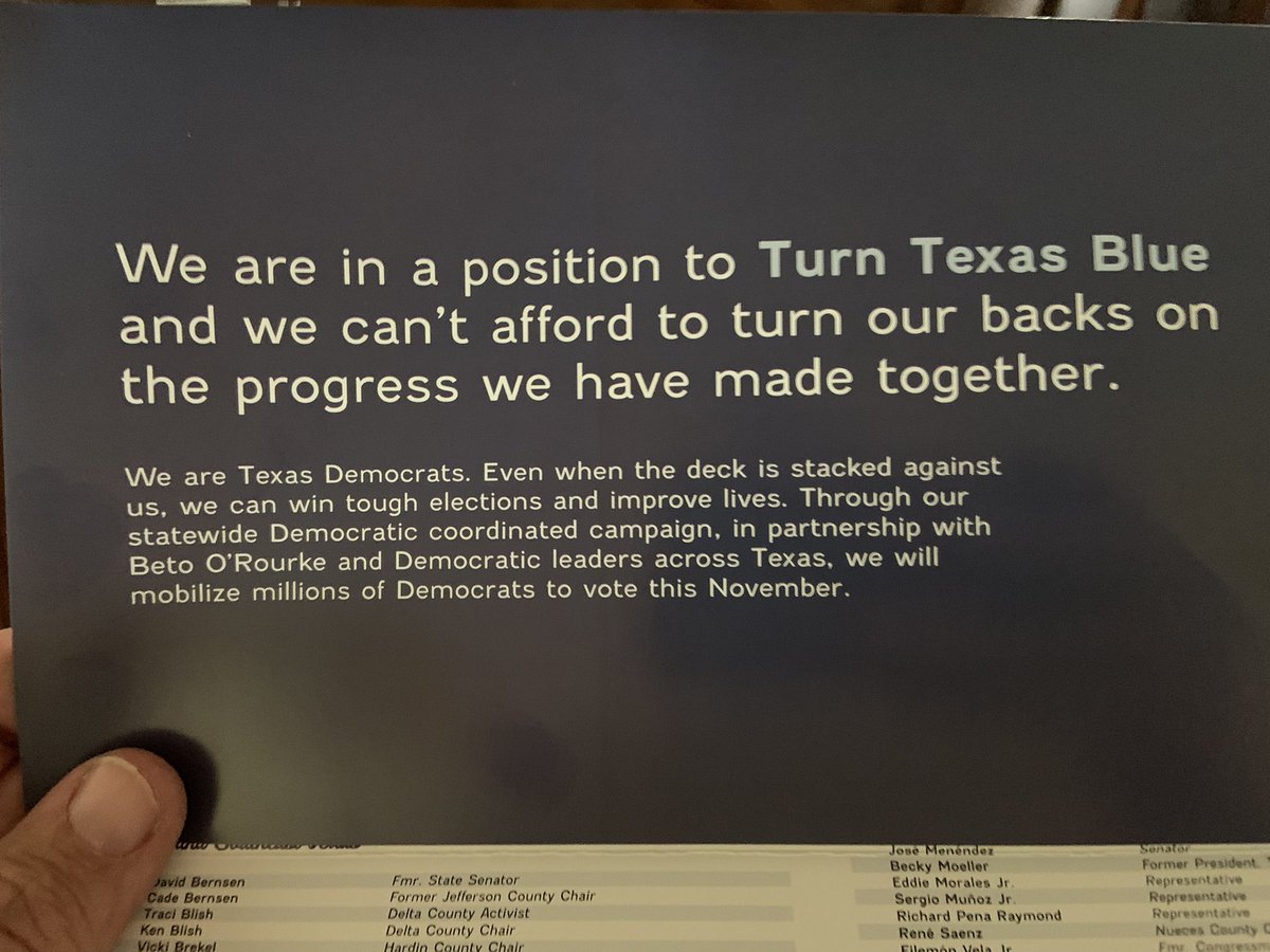 I've  seen this movie several times before and it always ends the same.  We need a new slogan. We need new leadership. @KimOlsonTx for state chair.