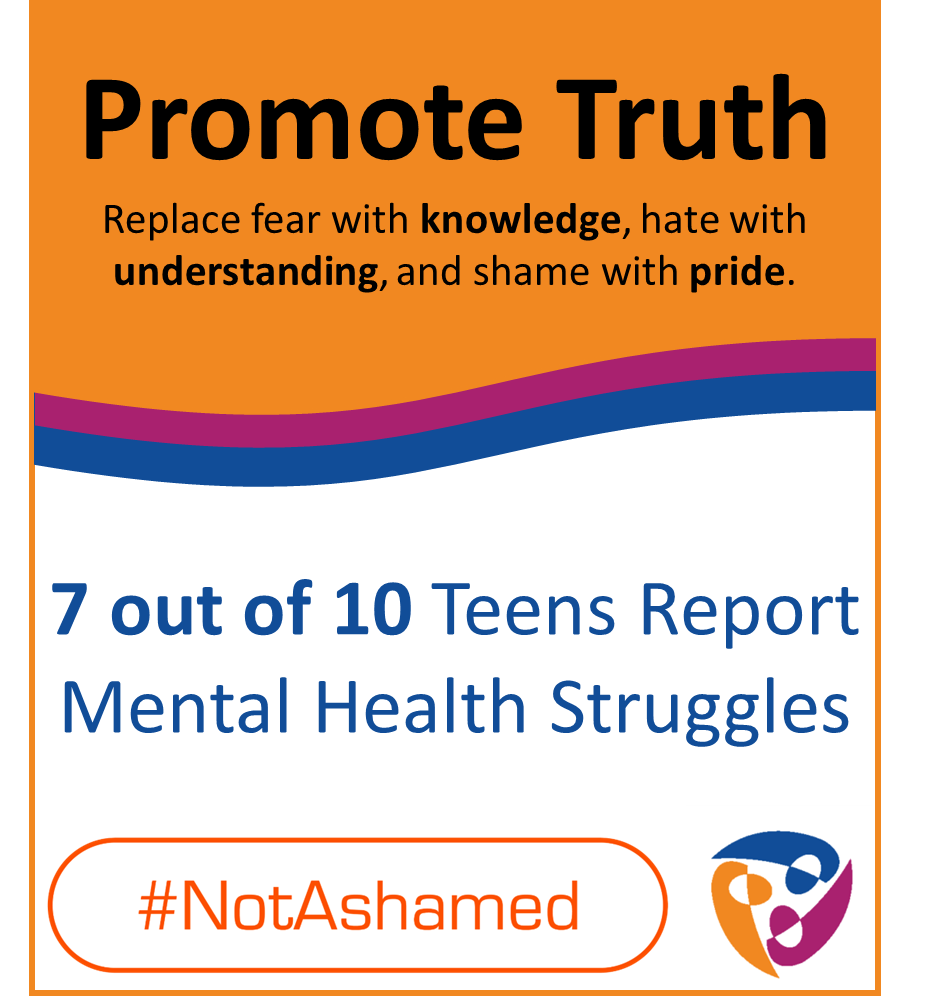 BenderAcademy's tweet photo. If you are a young person experiencing a mental health struggle, you are not alone. Don't let fear and stigma prevent you from getting the help you need. #NotAshamed #DisabilityPride #LeadOn #BenderLeadershipAcademy #MentalHealth #SlaughterStigma https://t.co/ioUuvZTJ0p