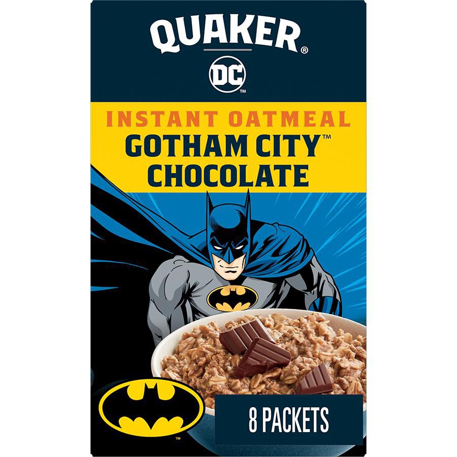 heymrpromo's tweet photo. Alfred, great choice for #breakfast today. All #superheroes need #gothamcity #chocolate @Quaker  #instantoatmeal. Robin you better have some too!  #batman @DCComics https://t.co/kjihlEnXof